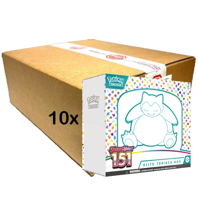 Pokemon - 151 10 Elite Trainer Box Case