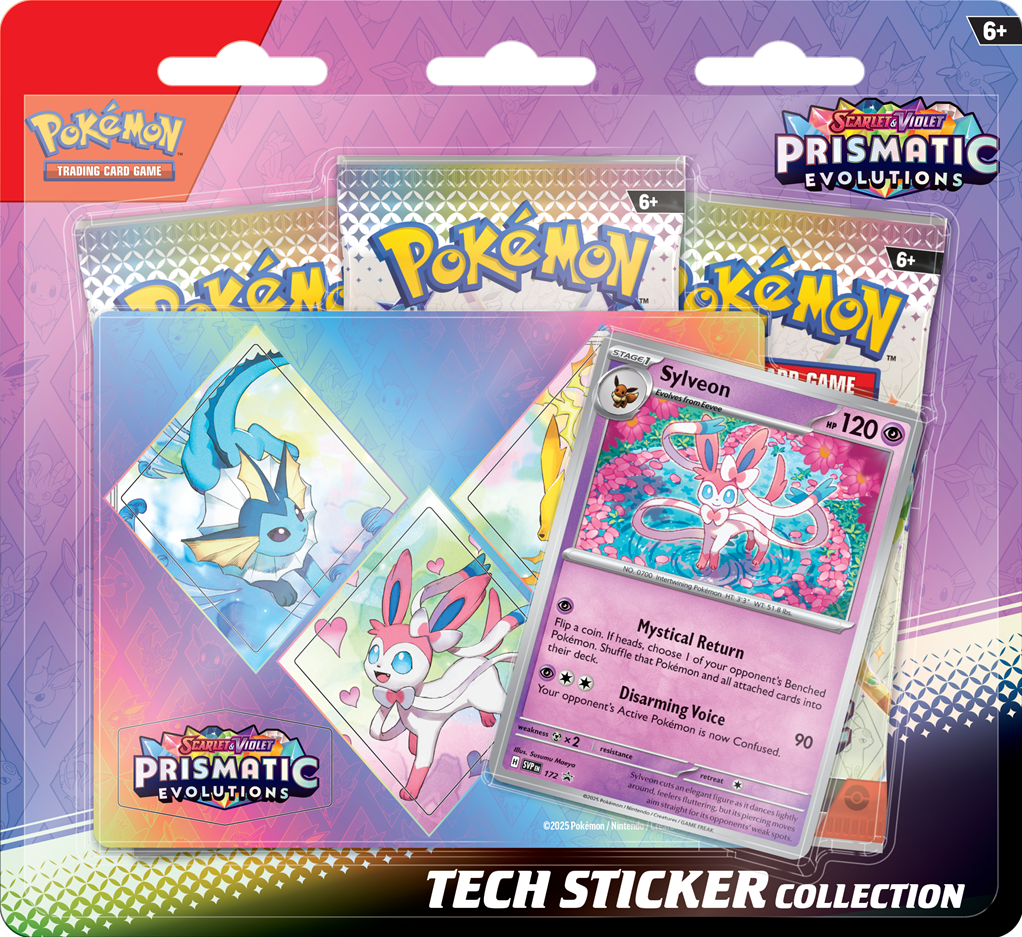 Pokemon - Prismatic Evolutions Tech Sticker Collection - Sylveon