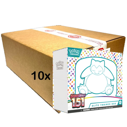 Pokemon - 151 10 Elite Trainer Box Case