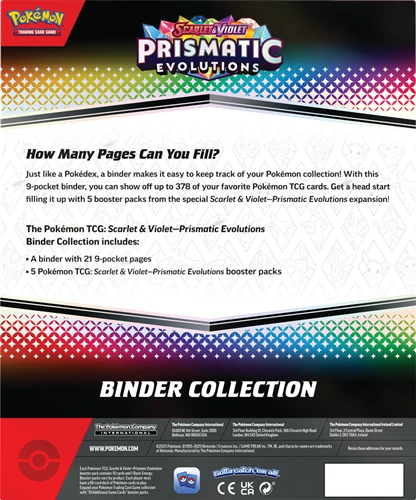 Pokemon - Prismatic Evolutions Binder Collection