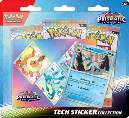 Pokemon - Prismatic Evolutions Tech Sticker Collection - Glaceon