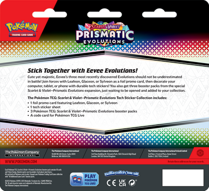 Pokemon - Prismatic Evolutions Tech Sticker Collection - Sylveon