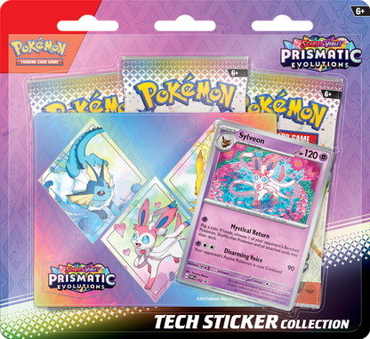 Pokemon - Prismatic Evolutions Tech Sticker Collection - Sylveon