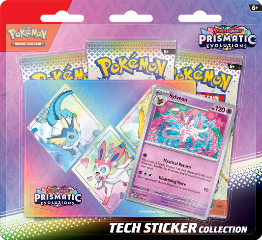 Pokemon - Prismatic Evolutions Tech Sticker Collection - Sylveon